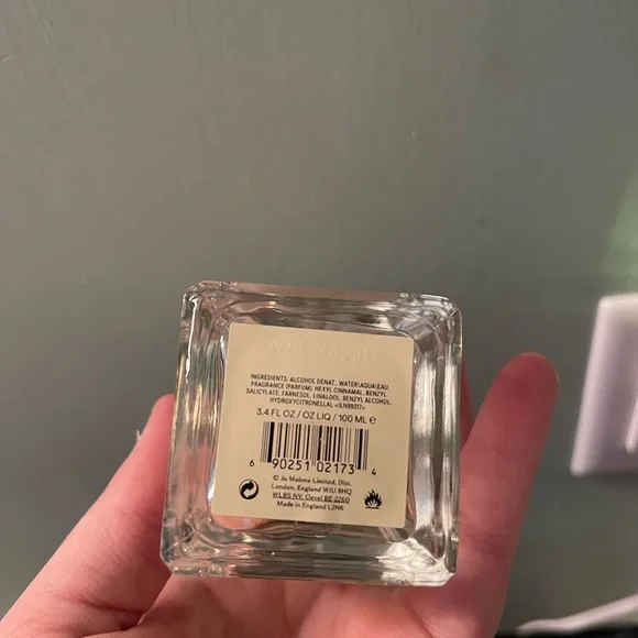 Jo Malone Fragrance Bottle with Silver Cap